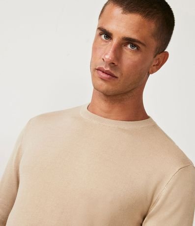 Suéter Slim en Viscosa con Manga Larga 4