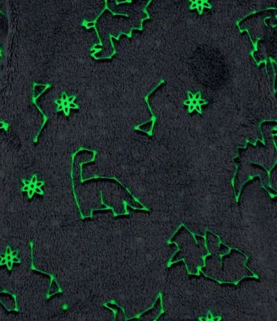 Pijama Largo Infantil en Fleece con Estampado Constelación Brilla en la Oscuridad - Talle 2 a 10 años 5