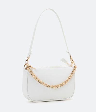 Cartera Transversal Baguette con Correa de Cadena 2
