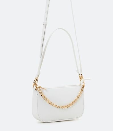 Cartera Transversal Baguette con Correa de Cadena 3