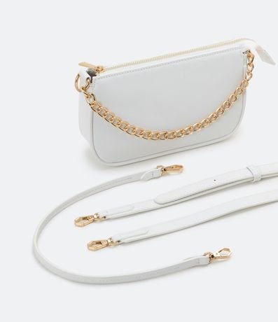 Cartera Transversal Baguette con Correa de Cadena 7