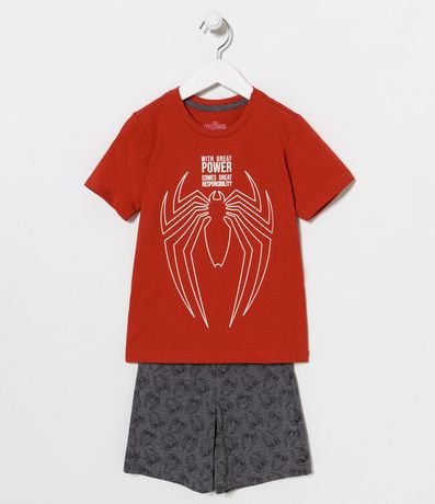 Pijama Corto Infantil Estampado Spider-Man - Talle 2 a 12 años 1