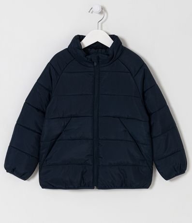 Campera Puffer Infantil Básica - Talle 5 a 14 años