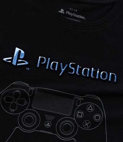 Remera Infantil con Estampado Holográfica PlayStation - Talle 5 a 14 años 4