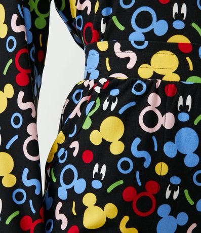 Pijama Largo con Estampado Mickey Mouse 4