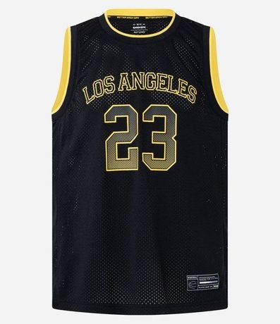 Musculosa Deportiva Baloncesto con Dry Fit y Estampa Los Angeles 23 6