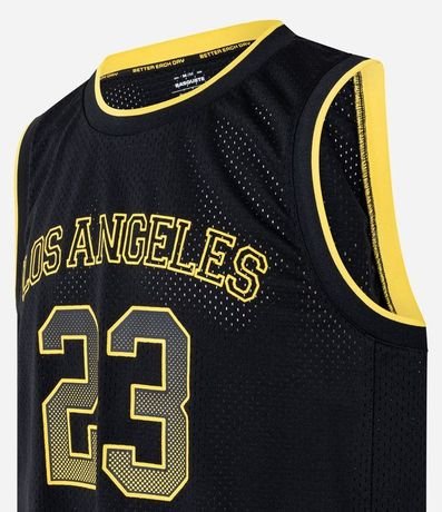 Musculosa Deportiva Baloncesto con Dry Fit y Estampa Los Angeles 23 7