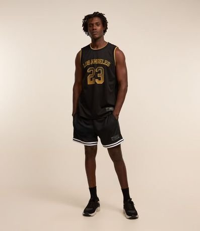 Musculosa Deportiva Baloncesto con Dry Fit y Estampa Los Angeles 23 2