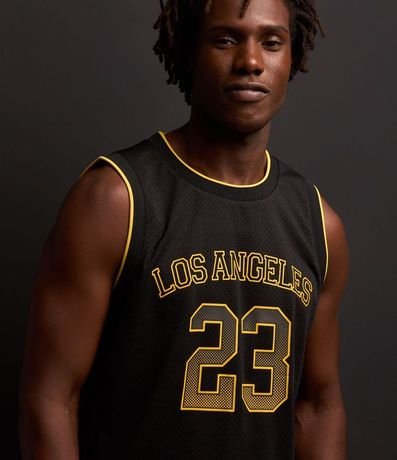 Musculosa Deportiva Baloncesto con Dry Fit y Estampa Los Angeles 23 3