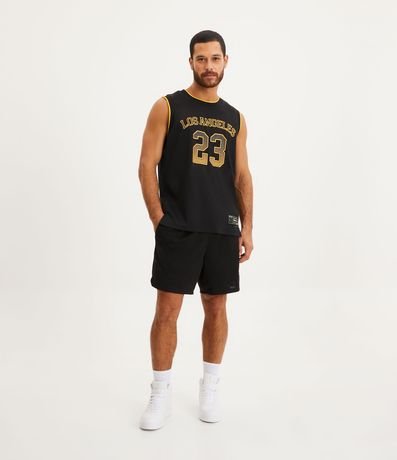 Musculosa Deportiva Baloncesto con Dry Fit y Estampa Los Angeles 23 2
