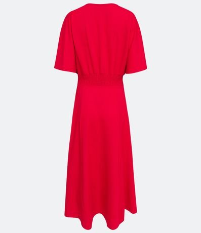 Vestido Midi en Malla con Escote V 6