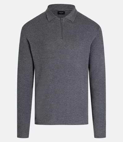 Buzo Comfort en Viscosa con Cremallera en el Cuello