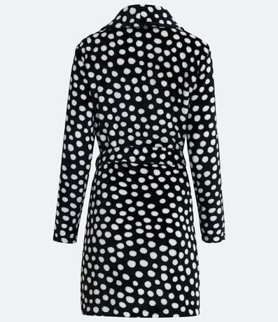 Robot Corto en Fleece Estampado de Lunares 6