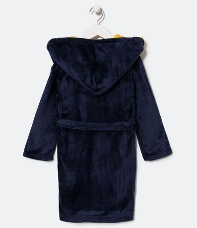 Bata de Baño Infantil en Fleece con Capucha Forrada y Bolsillos - Talle P al GG 2