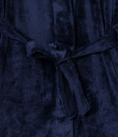 Bata de Baño Infantil en Fleece con Capucha Forrada y Bolsillos - Talle P al GG 3