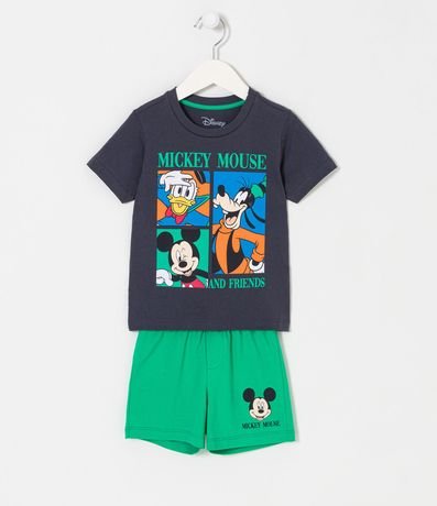Pijama Corto Infantil Estampado Mickey y Amigos - Talle 1 a 4 años 1