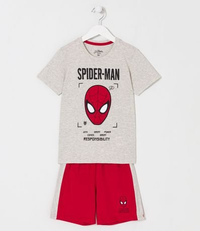 Pijama Corto Infantil Estampado Spider-Man - Talle 2 a 10 años 1