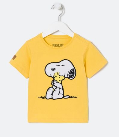 Remera Infantil Estampado Snoopy con Aplicación - Talle 1 a 5 años 1