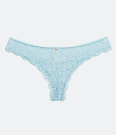 Bombacha Bikini Hilo en Encaje Floral con Cintura Elástica 5