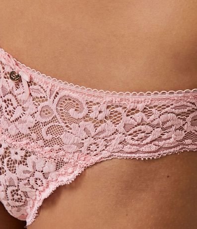 Bombacha Bikini en Encaje de Flores 3