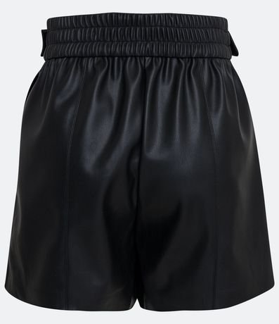 Short Recto con Elástico en la Espalda y Detalle en Hebilla 6