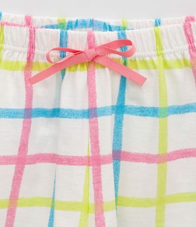 Pijama Corto Infantil Estampado Llama - Talle 5 a 14 años 4