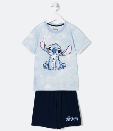 Pijama Corto Infantil Estampado Stitch - Talle 4 a 10 años 1