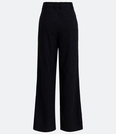 Pantalón Wide Leg Satrería en Poliviscosa con Pliegues 6