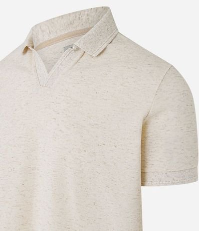 Polo Comfort en Algodón Texturizado con Manga Corta 8