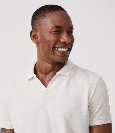 Polo Comfort en Algodón Texturizado con Manga Corta 4