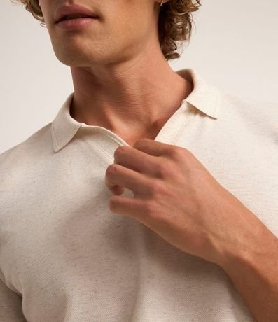 Polo Comfort en Algodón Texturizado con Manga Corta 5