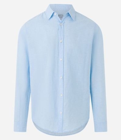 Camisa Manga Larga en Lino