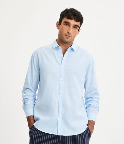 Camisa Manga Larga en Lino