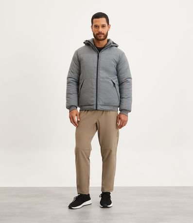Campera Deportiva con Capucha y Bolsillos con Cremallera 2