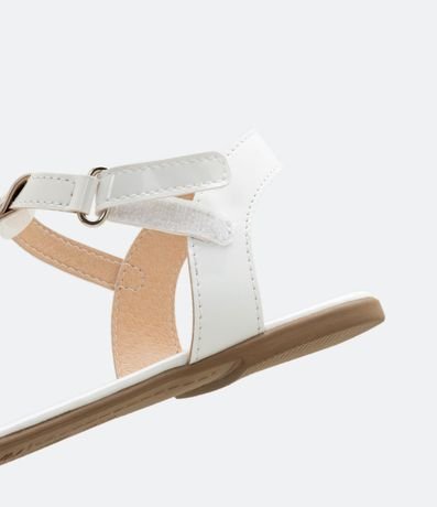 Sandália Rasteira Infantil con Mariposas y Purpurina - Talle 28 al 37 4