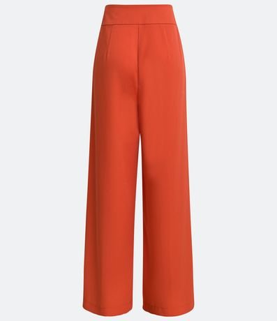 Pantalón Pantalona en Crepé con Friso Delantero 6