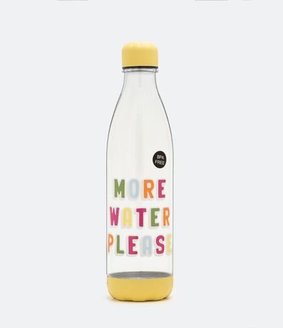 Botella de Plástico con Estampado More Water Please 1L 1