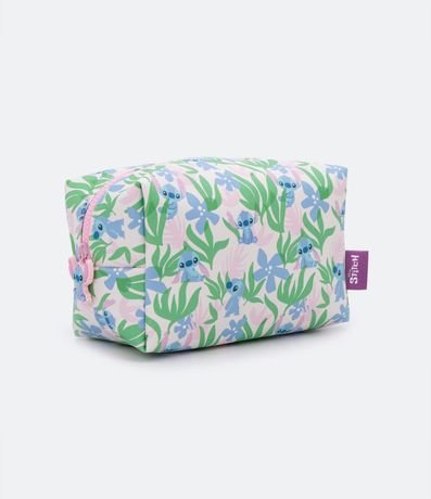 Necesaire Rectangular con Estampado Stitch