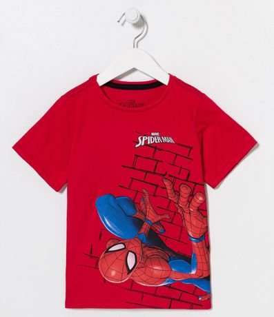 Remera Infantil en Media Malla con Estampado Spider-Man - Talle 3 a 12 años 1