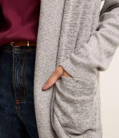 Cardigan Alargado de Punto 4