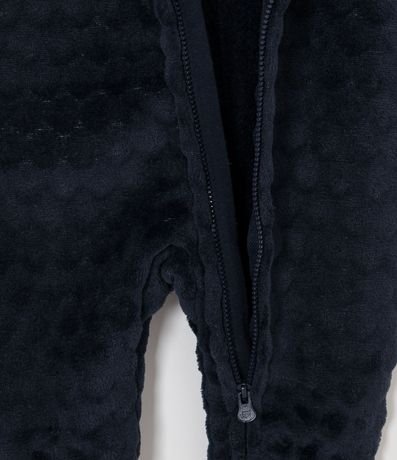 Mono Infantil en Plush con Textura de Lunares - Talle 0 a 24 meses 4