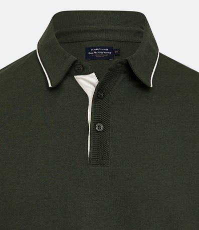 Polo Manga Corta sin Estampa en Algodón Peruano 6