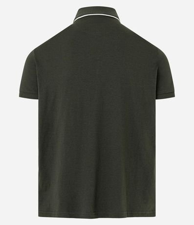 Polo Manga Corta sin Estampa en Algodón Peruano 7