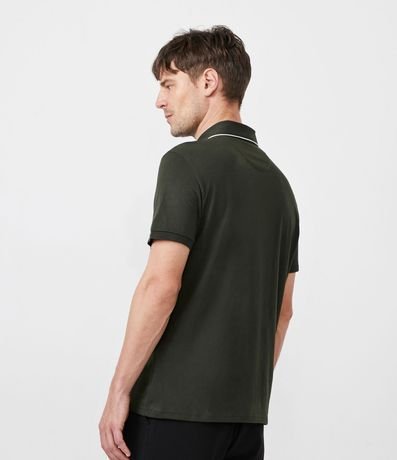 Polo Manga Corta sin Estampa en Algodón Peruano 3