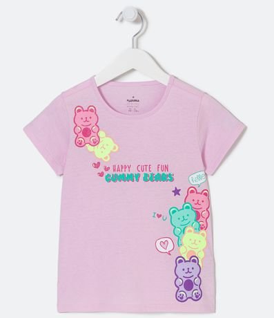 Blusa Infantil en Media Malla con Estampado Gummy Bears - Talle 5 a 14 años 1