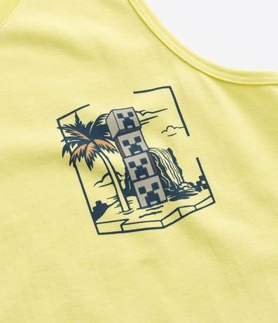 Musculosa Infantil Estampado Minecraft Playa - Talle 5 a 14 años 5