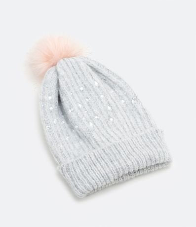 Gorra Infantil con Brillos y Pompón