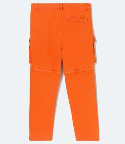 Pantalón Loose se Convierte Corto en Sarga con Bolsillos Cargo 2