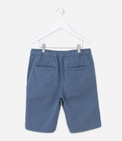 Bermuda Infantil en Sarga con Lazo - Talle 5 a 14 años 2