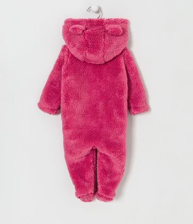 Mono Infantil en Fleece con Capucha de Orejitas - Talle 0 a 18 meses 2